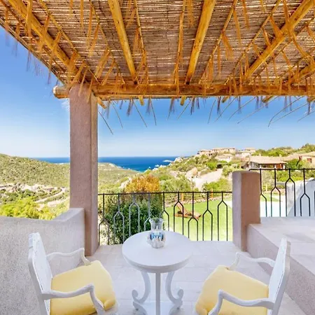 빌라 Sardinia Family - Mariapia With Private Pool And Seaview 포르투 세르보