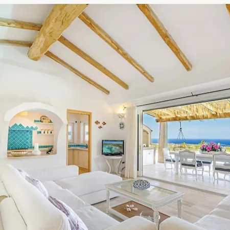 Sardinia Family - Mariapia With Private Pool And Seaview 빌라 포르투 세르보