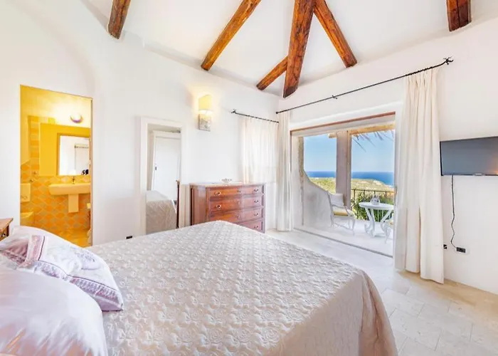 Sardinia Family - Mariapia With Private Pool And Seaview Porto Cervo