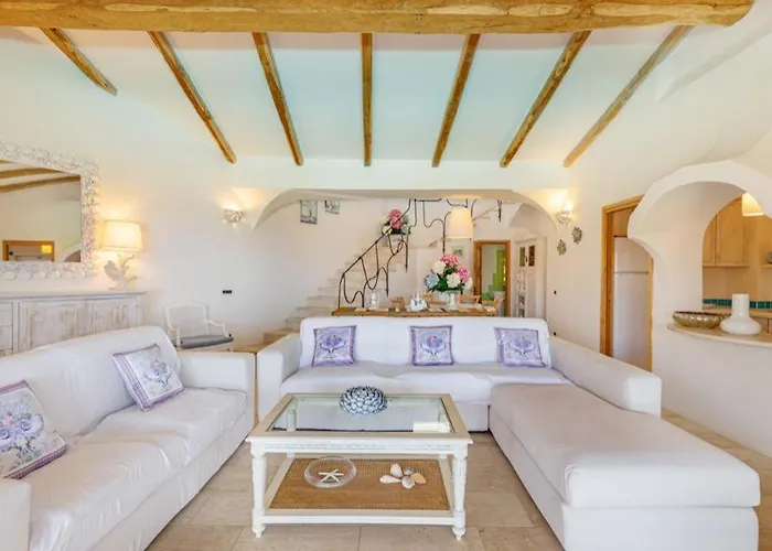 Sardinia Family - Mariapia With Private Pool And Seaview Willa Porto Cervo